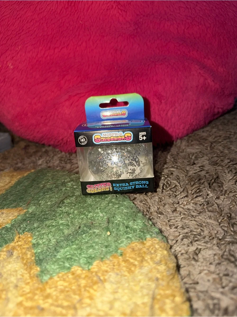 Morph-O Squashers Extra Strong Squishy Ball - Glitter - 1 Random Color Fidget